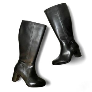 GIANI BERNINI Adonnys Memory-Foam Wide Calf Dress Boots, NWT! Macy's. 8M
